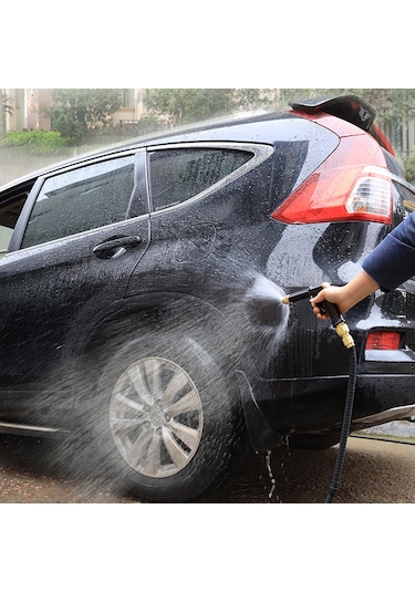 Suitu R-2383 Yüksek Basınçlı Püskürtme Tabancası Sulama Seti 7.5M Gümüş