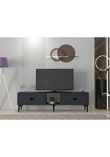 Tsa1501a - Yuka Tv Stand Antrasit 150cm Antrasit / Koyu Gri