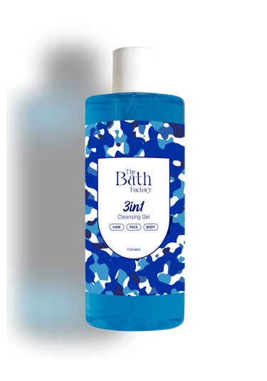 3 İn 1 Erkeklere Özel Saç Yüz Vücut Temizleme Jeli 400 Ml Tüm Saç Tipleri