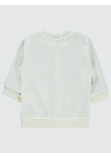 Civil Baby Bebek Organik Hırka 1-12 Ay Ekru Ekru