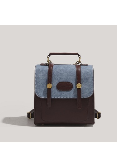 Charhp&kejnt Kolej Sınıfı Sırt Çantası Çok Yönlü Tek Omuzlu Kadın Postacı Çantası Kahve Kahverengi