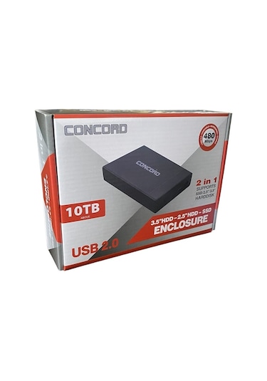 Concord C-702 Pc 3.5" Usb 2.0 Taşınabilir Hard Disk Hdd Kutusu