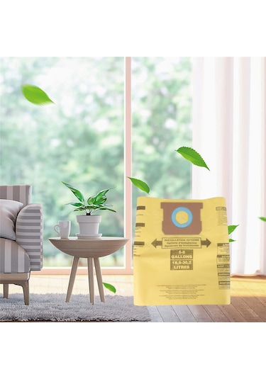 Gildedwill 3'lü Paket H Tipi 9067100 Vakum Filtre Torbası, 5-8 Galonluk Atölye Vakumları İçin Yedek Parça, 90671 9067100 Parçasını Değiştirin Gildedwill 3'lü Paket H Tipi 9067100 Vakum Filtre Torbası, 5-8 Galonluk Atölye Vakumları İçin Yedek Parça, 90671 9067100 Parçasını Değiştirin