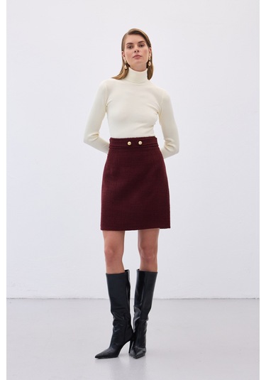 Sateen Tam Balıkçı Triko - Ekru-130140 Ekru