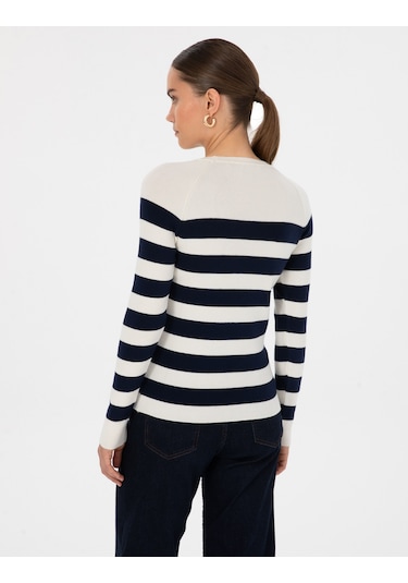 Pierre Cardin Kadın Ekru Kazak /triko 50316300-vr019 Ekru