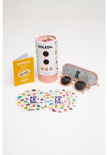 Soleda 3-6 Yaş Çocuk Güneş Gözlüğü Blush