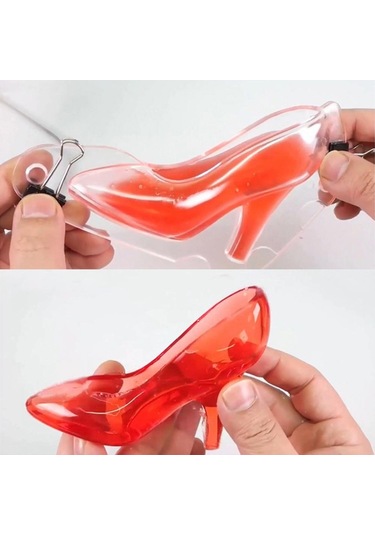 Duangduang 3d Yüksek Topuk Ayakkabı Çikolata Kalıp Şeker Kek Jöle Kalıp Düğün Dekorasyon Dıy