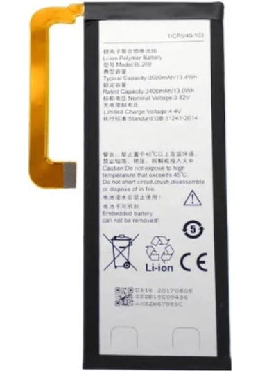 Lenovo Zuk Z2 Batarya Pil Aaa