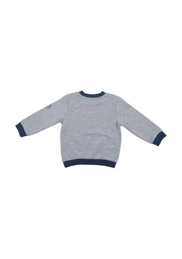 Fenerbahçe Lisanslı Uzun Kol Lacivert Bebek 1907 Sweat Gri