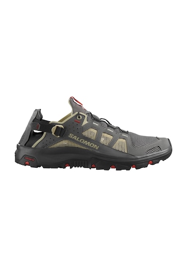 Salomon Techamphıbıan 5 Erkek Outdoor Ayakkabı Pewter/moth/fiery Red 001