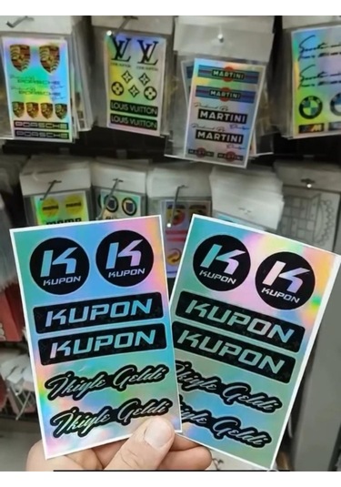 Kupon Sticker Tekli