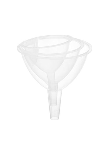 Şeffaf Plastik 3 Boy Huni Seti Plastik