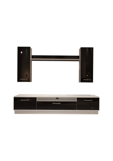 Decoraktiv Trendstyle 5d Mdf Tv Ünitesi Tv Sehpası Beyaz - Siyah