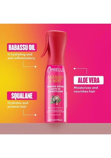 Mielle Babassu & Mint Onarıcı Durulanmayan Sprey Saç Kremi 198ml