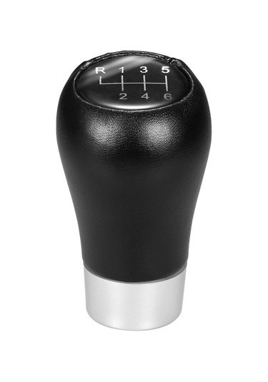 Teltree Bmw 3/5/6 Serisi E30-e90 İçin 6 Vites Manuel Vites Çubuğu Kolu - Pu Deri, Kolay Kurulum, Direk Değişim, Dayanıklı Siyah