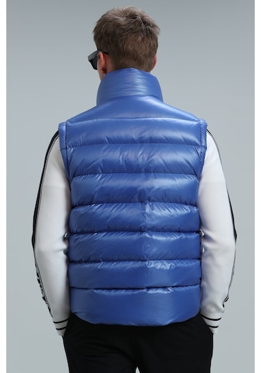 Lufian Peter Kaz Tüyü Erkek Yelek Saks 112130018100240