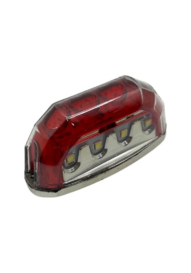12v-24v Plaka Lambası 8 Ledli Kırmızı Unıversal