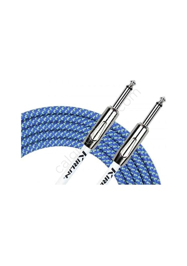 Kirlin Cable IWCX-201PN BL 3Mt Örgülü Enstruman Kablosu - Mavi