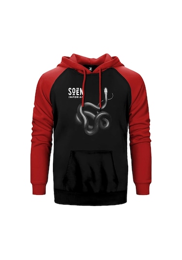 Soen İMperial Kırmızı Reglan Kol Kapşonlu Sweatshirt Kırmızı (554880731) Kırmızı
