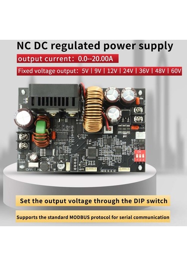 Samdoo "1200w Cnc Ayarlanabilir Dc Güç Kaynağı - 60v/20a Sabit Voltaj & Akım, Wifi Kontrol, Lcd Ekran"