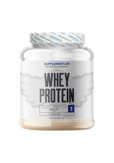 Supplementler Whey Protein 500 Gr Bisküvi