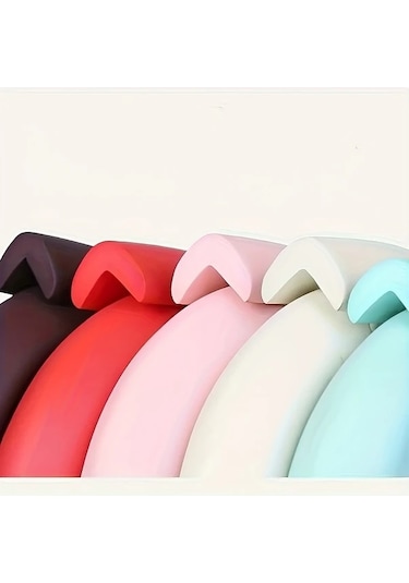 Chuangyinshop Beige 78.74 Inç L Şekilli Köşe Koruyucu, Masa Ve Duvar Çarpışma Önleyici Şerit Bej