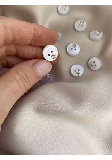 Siberiana Bluz Düğmeleri Sedefli 12 Mm 219950848