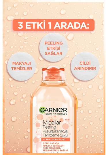 Garnier Micellar Peeling Kusursuz Makyaj Temizleme Suyu 400 ML