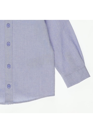 Panço Erkek Çocuk Basic Oxford Gömlek Lila 9941Bb06001-1815 001
