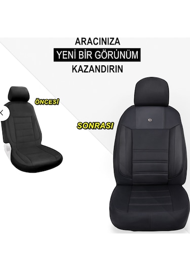 Renault Clio 2 Araçlara Uyumlu Oto Koltuk Kılıfı Seti - Violet Siyah