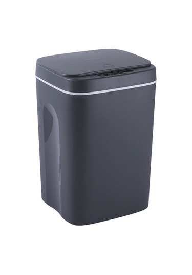 Springsun Akıllı Sensörlü Şarj Edilebilir Çöp Kovası - 12l Otomatik Kapak, 3 Modlu, Gri