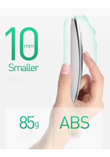 Kablosuz Bilgisayar Faresi Şarj Edilebilir Sessiz Fare 2.4g Ultra İnce Usb Alıcı Lazer Fare Pembe Diğer