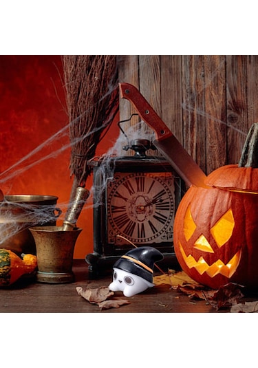 Suntek Cadılar Bayramı Mini Heykelcik 2,9x1,9-cm-şapka-elf