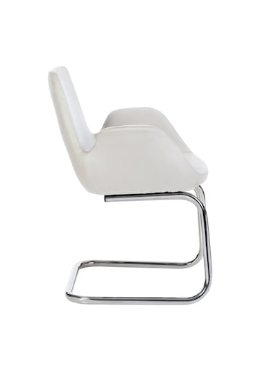 Markaelz Krom Metal Ayaklı Bekleme Koltuğu Pescado Bej