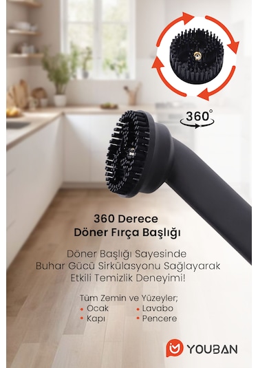 Youban KF2707 Pro Buharlı Temizlik Makinesi