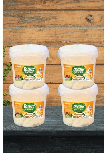 Velioğlu Şavak Köy Tereyağı Tuzlu 4 x 1 KG
