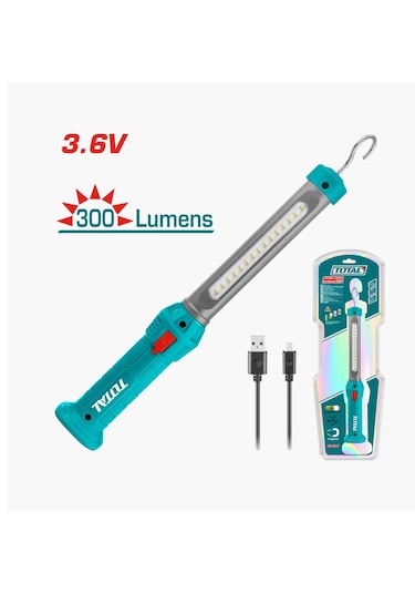 Total Şarjlı Askılı Mıknatıslı Led Lamba Çalışma Işığı