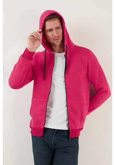 Buratti Regular Fit Kapüşonlu Fermuarlı Içi Tüylü Yumuşak Şardonlu Kışlık Erkek Sweat 5905340 Fuşya Buratti Regular Fit Kapüşonlu Fermuarlı Içi Tüylü Yumuşak Şardonlu Kışlık Erkek Sweat 5905340 Fuşya