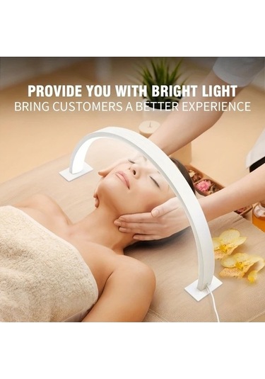 Fastbuy Dream011 Pembe Usb Masa Lambası Yarım Ay Şekilli Tırnak/dövme Işığı Parlaklık Ayarlanabilir Pembe Pembe