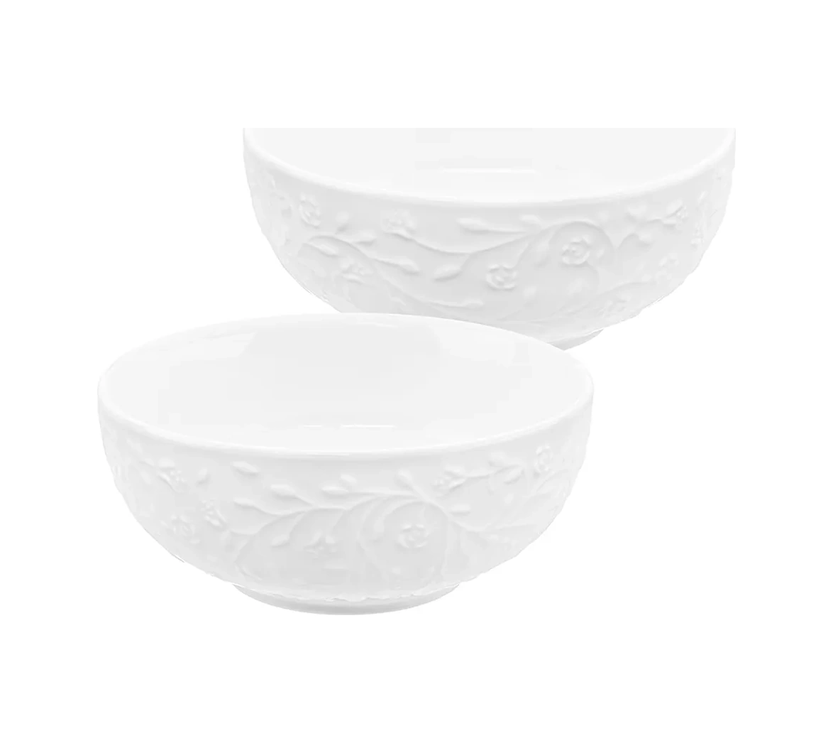 Elan Gallery Salata Kasesi "dallar-çiçekler" 2 Adet, 600 Ml 195737789 Beyaz