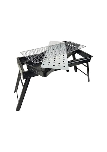 Portatif Katlanabilir Mangal - Madfox Cookout Bbq - Siyah - 547305 Diğer