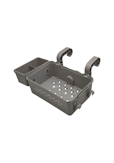 Suntek Havuzbaşı Depolama Sepeti Yer Üstü Havuz Gri 42 x 33 CM