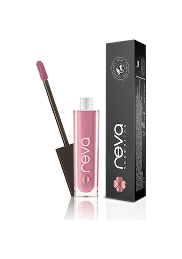 Reva Creamy Matte Lip Gloss Wild Rose No: 105 Mat Krem Dudak Parlatıcısı 7 Ml