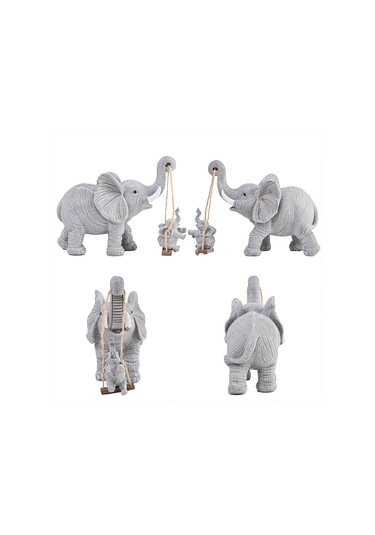 Suntek Fil Heykeli Orta Parça Masa Süsü Düğün Masası 17cmx13,5cm