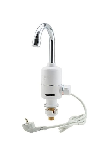 Maoyaya Elektrikli Musluk Musluk Lavabo Armatürü + Soğuk & Sıcak Şalter Beyaz, Şık Tasarımlı Modelle Göz Kamaştırıyor Beyaz