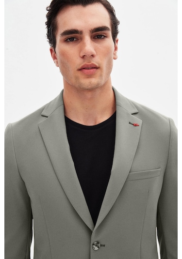 Twn Slim Fit Vizon Düz Takim Elbise 4ec05e301545m V01