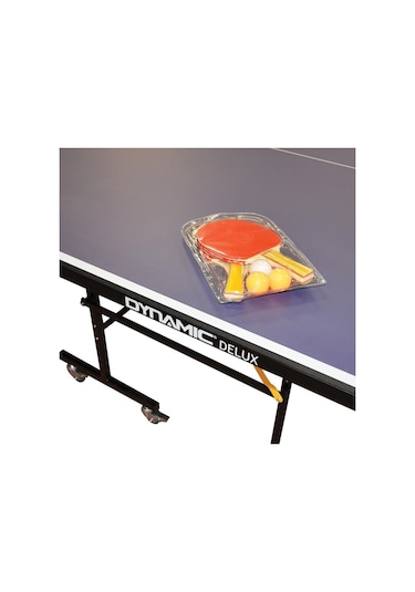 Dynamic Delux Lite Indoor Masa Tenisi Masası - 16mm 2 Raket 3 Top Ağdemir Set
