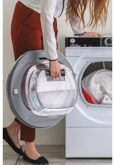 Hoover NDPEH 9A3TCBEXMSS 9 KG Wi-Fi + Bluetooth Isı Pompalı Çamaşır Kurutma Makinesi