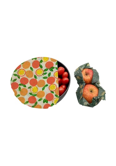 Suntek Ekmek Sarma Için Balmumu Gıda Sargıları Sıfır Atık Turuncu