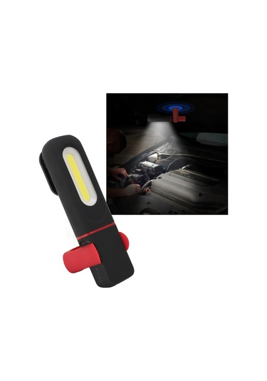 Xiyyadms Led Çalışma Lambası, 360 Döner Kanca Ve Mıknatıs Tabanlı, Araç Tamiri Ve Kamp Için Parlak Işık Kaynağı